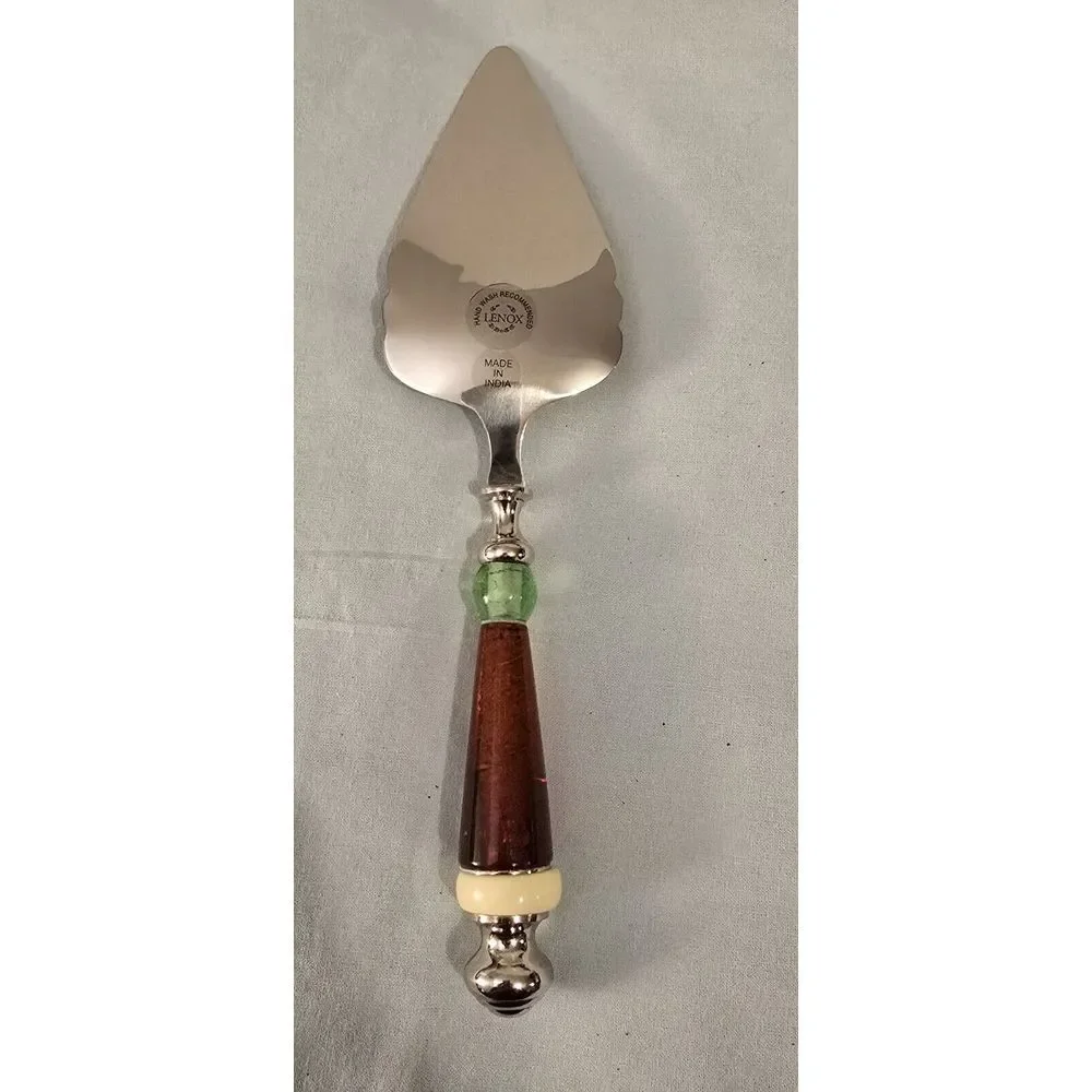 Lenox Holiday Gatherings Stainless Cake Server‎  New!